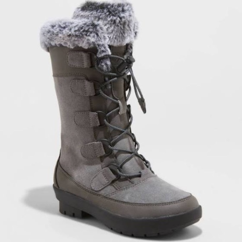 Kids' Alberta Winter Boots - All in Motion Gray 1